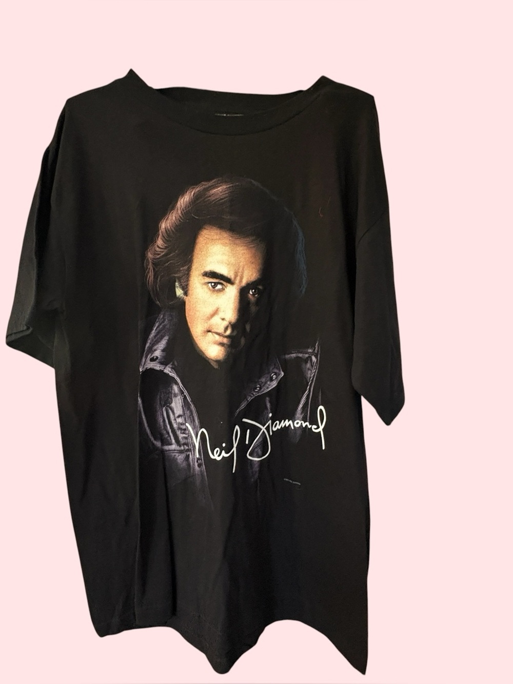 Vintage 1993 Neil Diamond Band American Tour T-Shirt Men L USA MADE